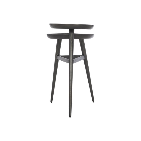 Troy Black Nickel Accent Table, image 5