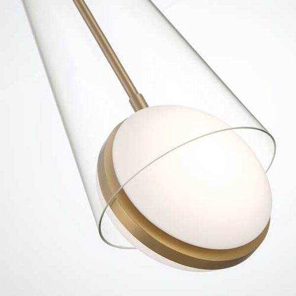 Solari Gold Two-Light LED Mini Pendant, image 4