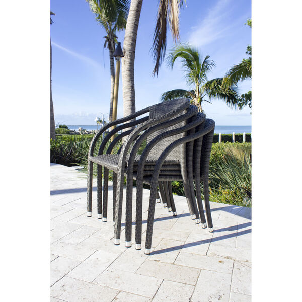 Ultra Canvas Aruba Stackable Armchair with Cushion, image 3