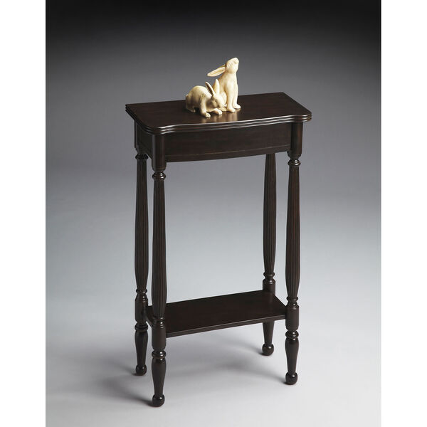 Whitney Rubbed Black Console Table, image 1