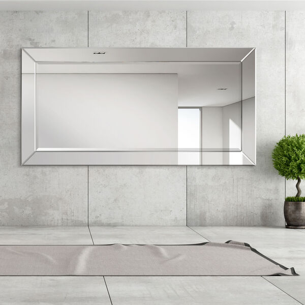 Moderno Clear 80 x 40-Inch Beveled Rectangle Floor Mirror, image 6