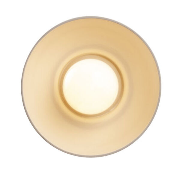 Ambiance Collection Matte White One-Light Coupe Wall Sconce, image 2