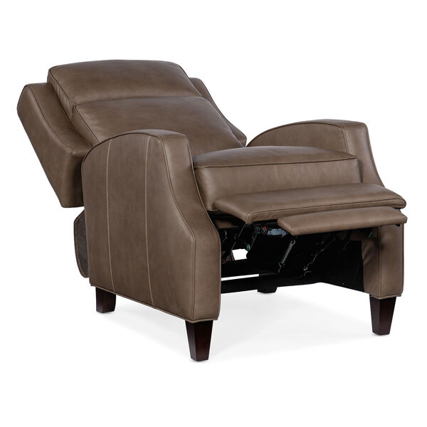 Tricia Taupe Manual Push Back Recliner, image 3