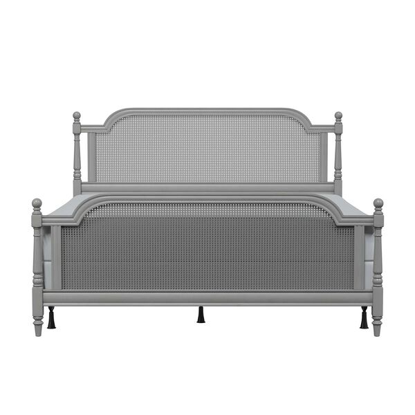 Melanie French Gray King Bed, image 4