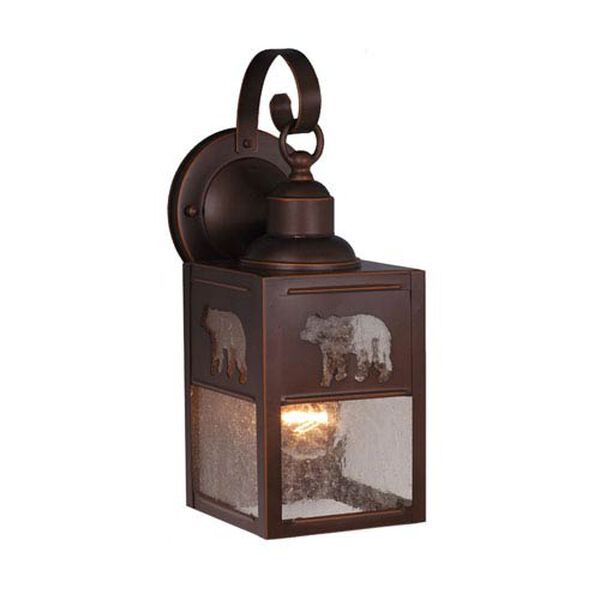 Bozeman Burnished Bronze 5-Inch Outdoor Wall Light, image 1