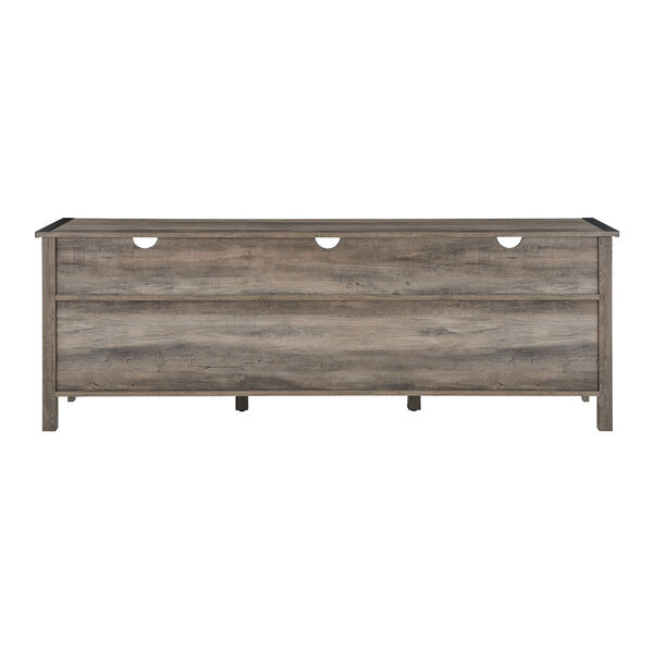 Clair Grey Wash TV Stand with Four Drawers, image 6