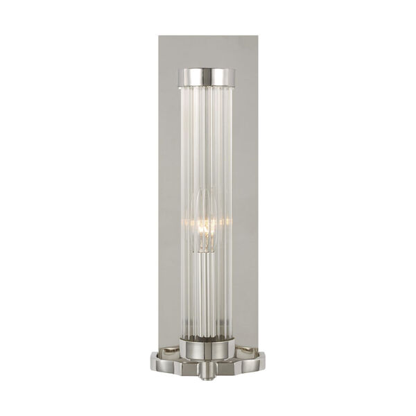 Demi Polished Nickel Five-Inch-Inch One-Light Bath Sconce, image 4