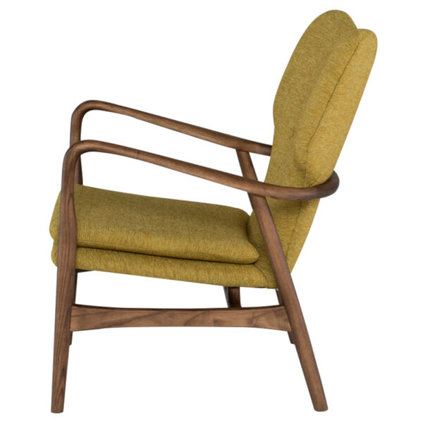 Patrik Yellow and Brown Occasional Chair, image 3