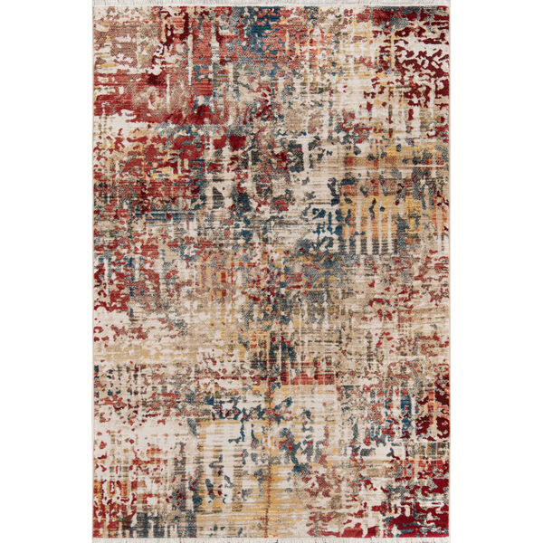 Studio Multicolor Abstract Rectangular: 7 Ft. 6 In. x 9 Ft. 6 In. Rug, image 1