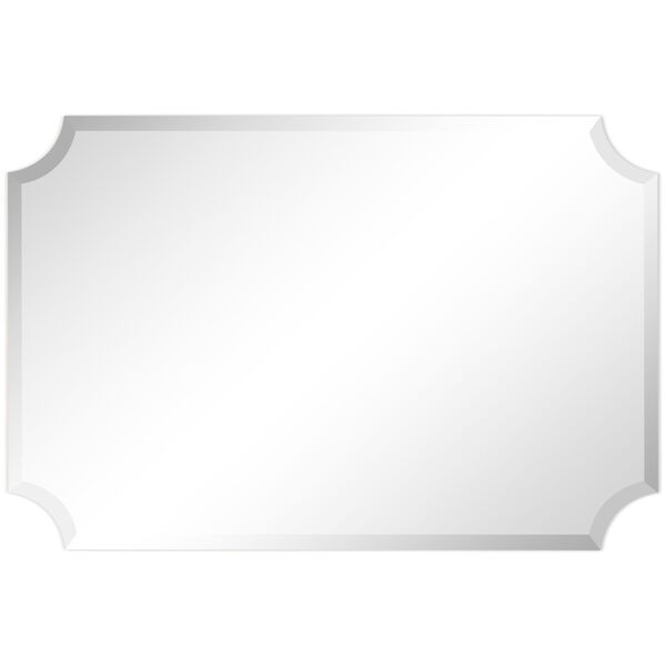 Frameless Clear 24 x 36-Inch Rectangle Wall Mirror, image 3