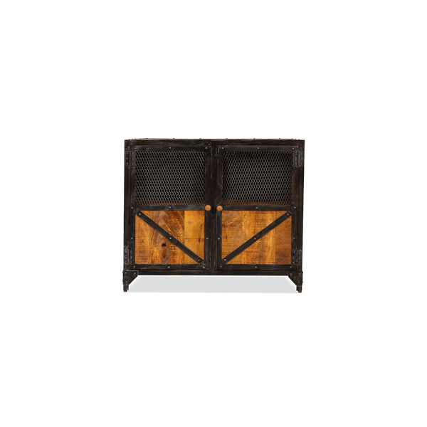 Everest Tawny and Black Door Cabinet, image 2