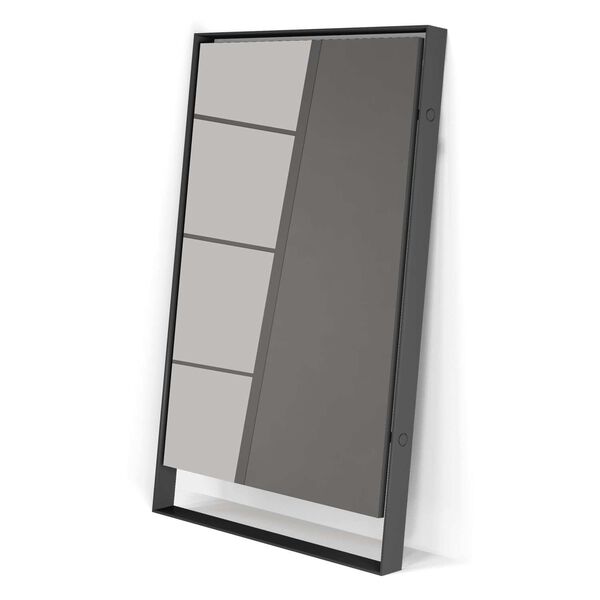 Kennington Metallic Graphite 47 x 73 Inch Mirror, image 2