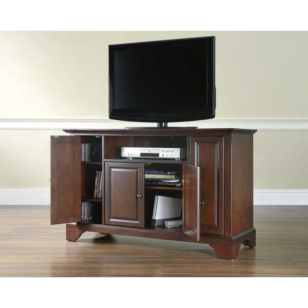 LaFayette 48-Inch TV Stand in Vintage Mahogany Finish, image 4