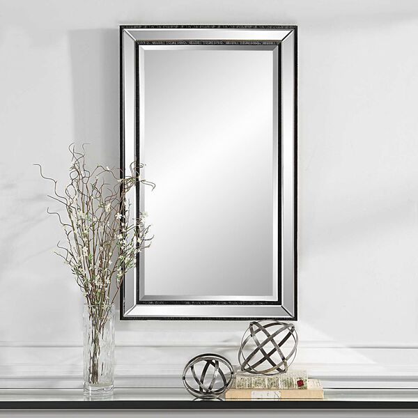 Afton Double Black Frame Wall Mirror, image 6