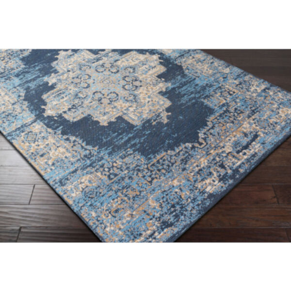 Amsterdam Navy and Beige Rectangular: 8 Ft. x 10 Ft. Rug, image 2