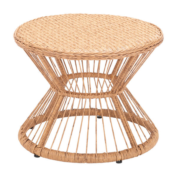 Ghente Natural and Beige Outdoor Side Table, image 3