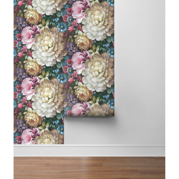NextWall Blooming Floral Peel and Stick Wallpaper, image 6
