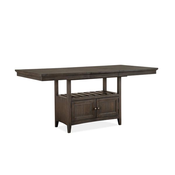 Westley Falls Aged Pewter Counter Table, image 2