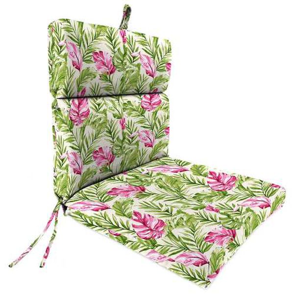 Zealand Island Green 22 x 44 Inches French Edge Chair Cushion, image 1