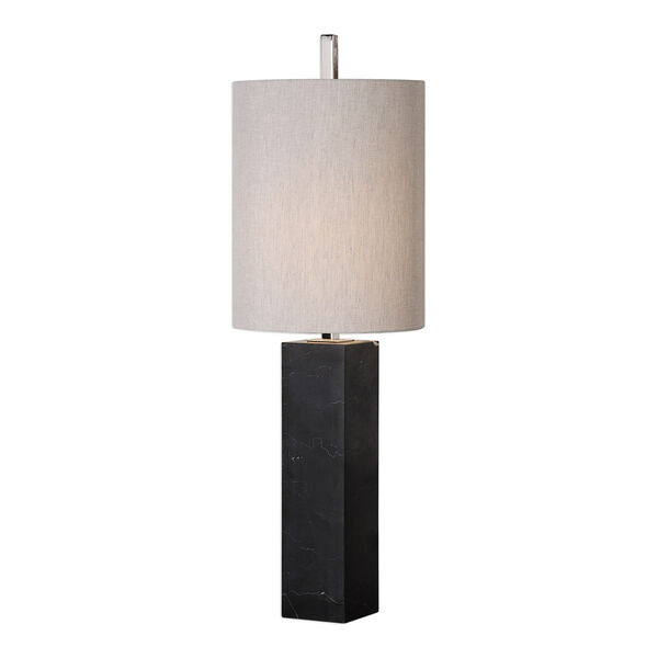 Delaney Marble Column Accent Lamp, image 1