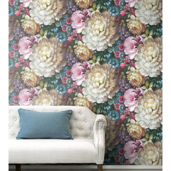 NextWall Blooming Floral Peel and Stick Wallpaper, image 4