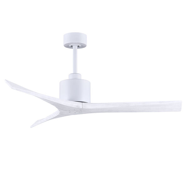 Mollywood Matte White 52-Inch Outdoor Ceiling Fan with Matte White Blades, image 4