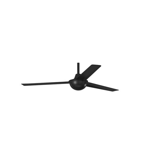 Kewl 52-Inch Ceiling Fan in Black with Three Blades, image 3