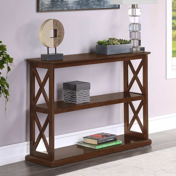 Coventry Espresso Console Table with Shelves, image 2