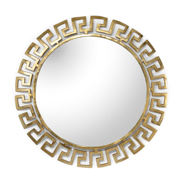 Gold 40-Inch Large Athena Mirror, image 1