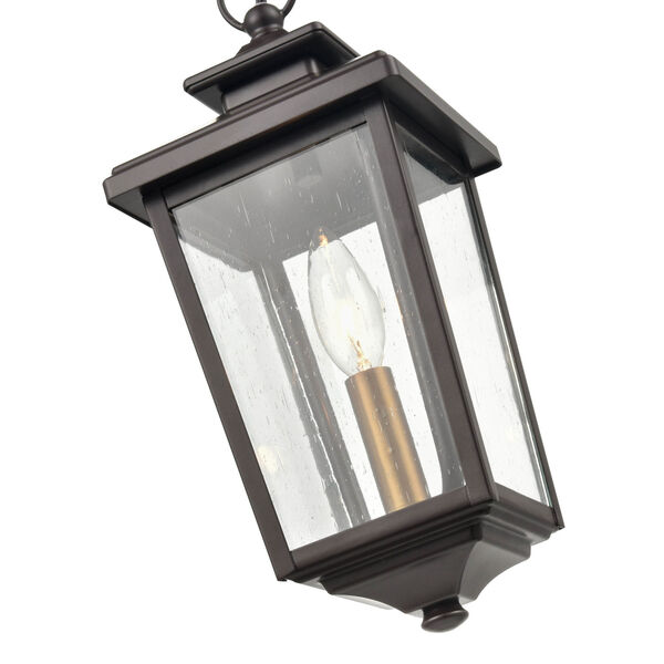 Eldrick Powder Coat Bronze One-Light Outdoor Hanging Lantern, image 4