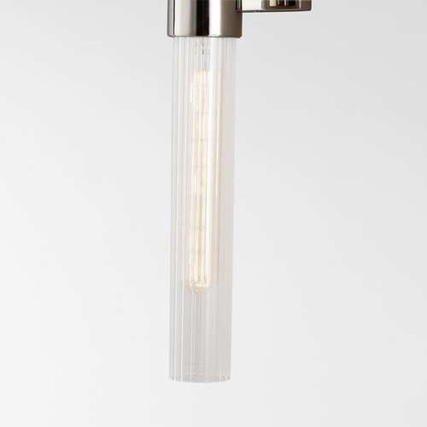 Asher Polished Nickel Two-Light Wall Sconce, image 5