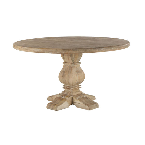 Mango Wood 54 Round Dining Table, 54 In Round Dining Room Table