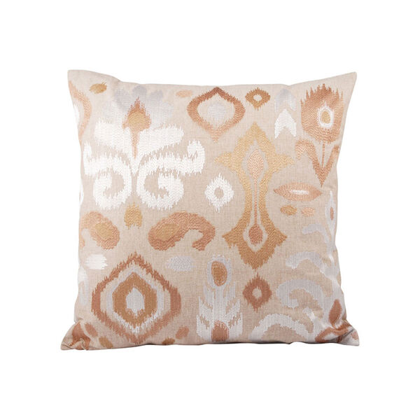 Isabella Sand and Mojave Shimmer Throw Pillow, image 1