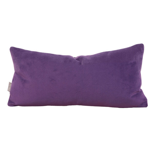 Bella Eggplant Kidney Pillow with Down Insert, image 1