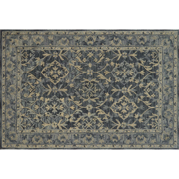 Crafted by Loloi Hawthorne Denim Rectangle: 3 Ft. 6 In. x 5 Ft. 6 In. Rug, image 1