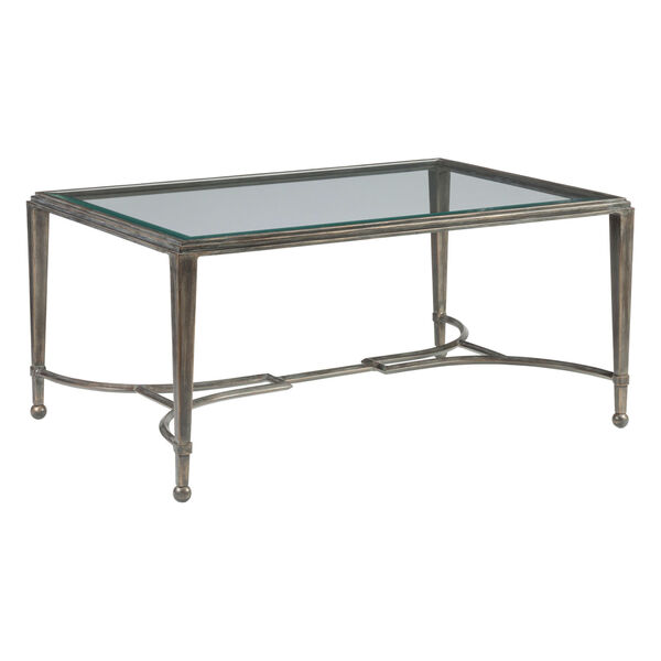 Metal Designs St. Laurent Sangiovese Small Rectangular Cocktail Table, image 1