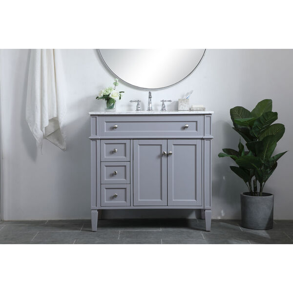 Williams Gray 36-Inch Vanity Sink Set, image 2