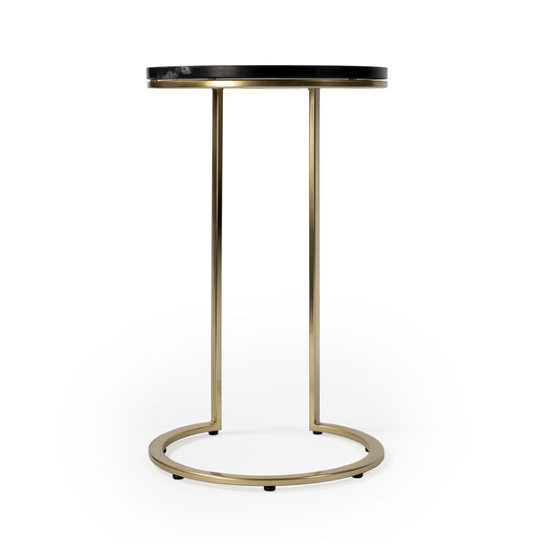 Shounderia Black Marble Accent Table, image 4
