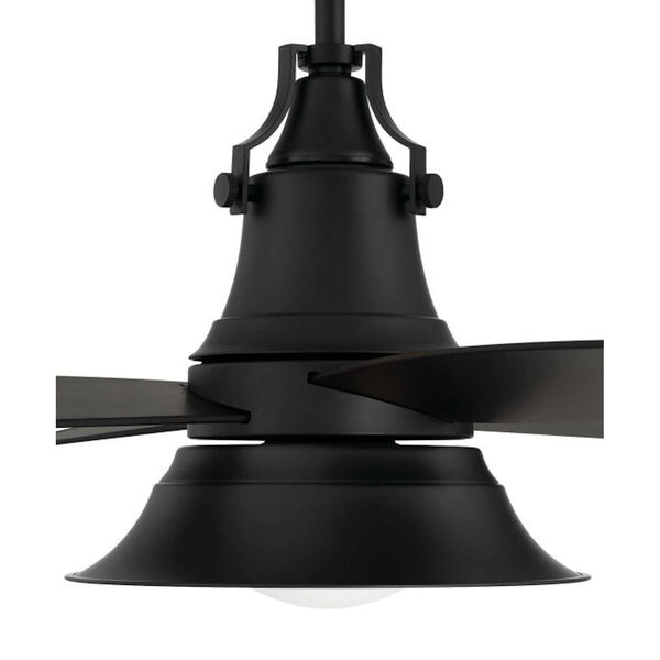 Union Flat Black 52-Inch DC Motor LED Ceiling Fan, image 5