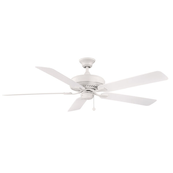 Edgewood Matte White 60-Inch Indoor Outdoor Ceiling Fan, image 1