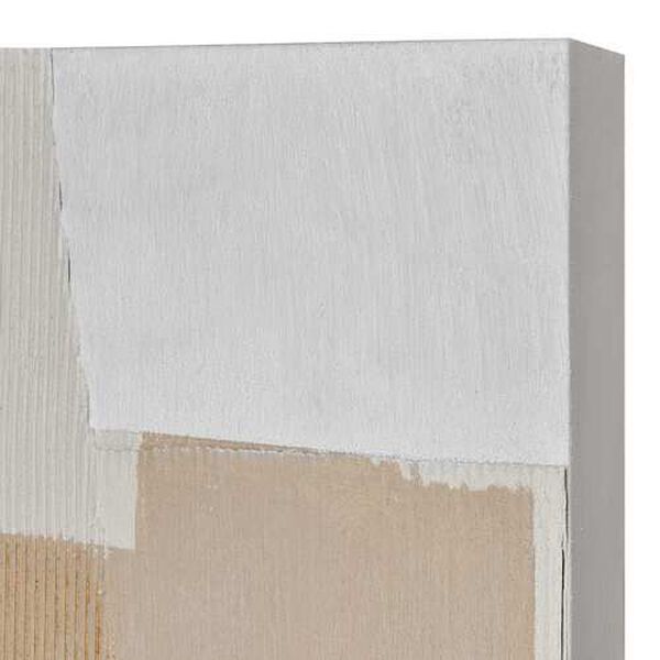 Taupe Abstract Taupe Wall Art, image 4