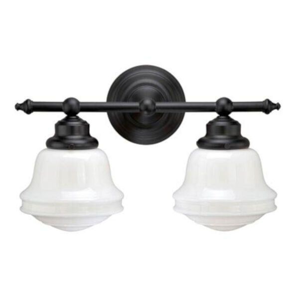 Oxford Oil Rubbed Bronze Two-Light Bath Vanity, image 1