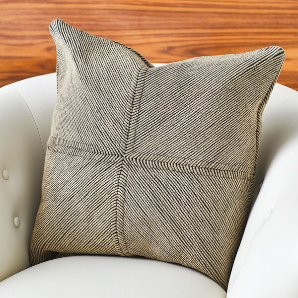 Feather Grey 20 In x 20 In. Pillow, image 2