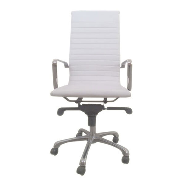 Uptown High Back White Office Chair, Set of 2, image 1