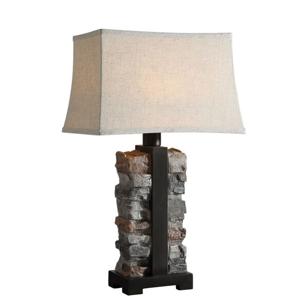 Kodiak Stacked Stone Lamp, image 1