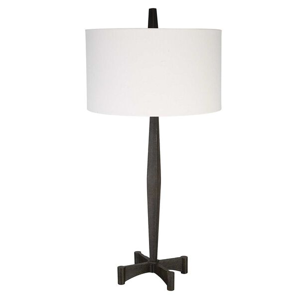 Counteract Aged Black Metal Table Lamp, image 4