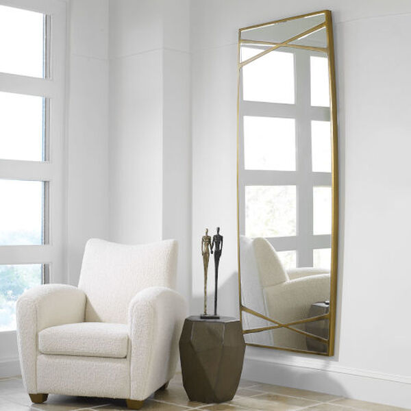 Gentry Antique Gold Oversized Wall Mirror, image 1