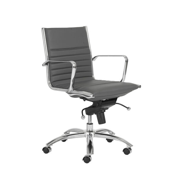 Dirk Gray 27-Inch Low Back Office Chair, image 2