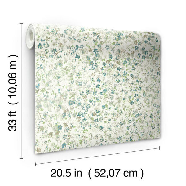 Meadow Green Wallpaper - SAMPLE SWATCH ONLY, image 3