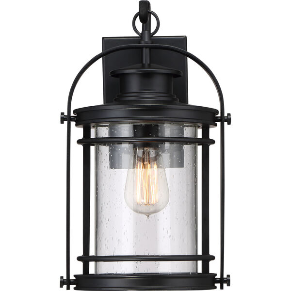Booker Mystic Black 9-Inch One-Light Outdoor Wall Lantern, image 3